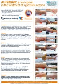 ALHYDRAN clinical study - A new option in the treatment of hypostatic eczema